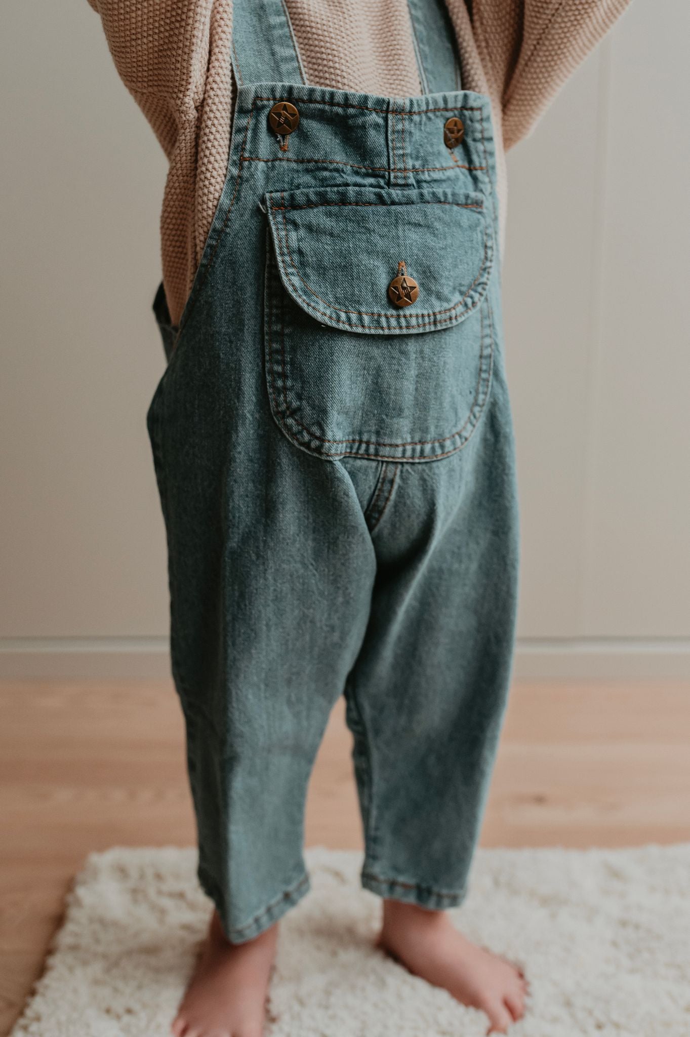 Denim tuinbroek